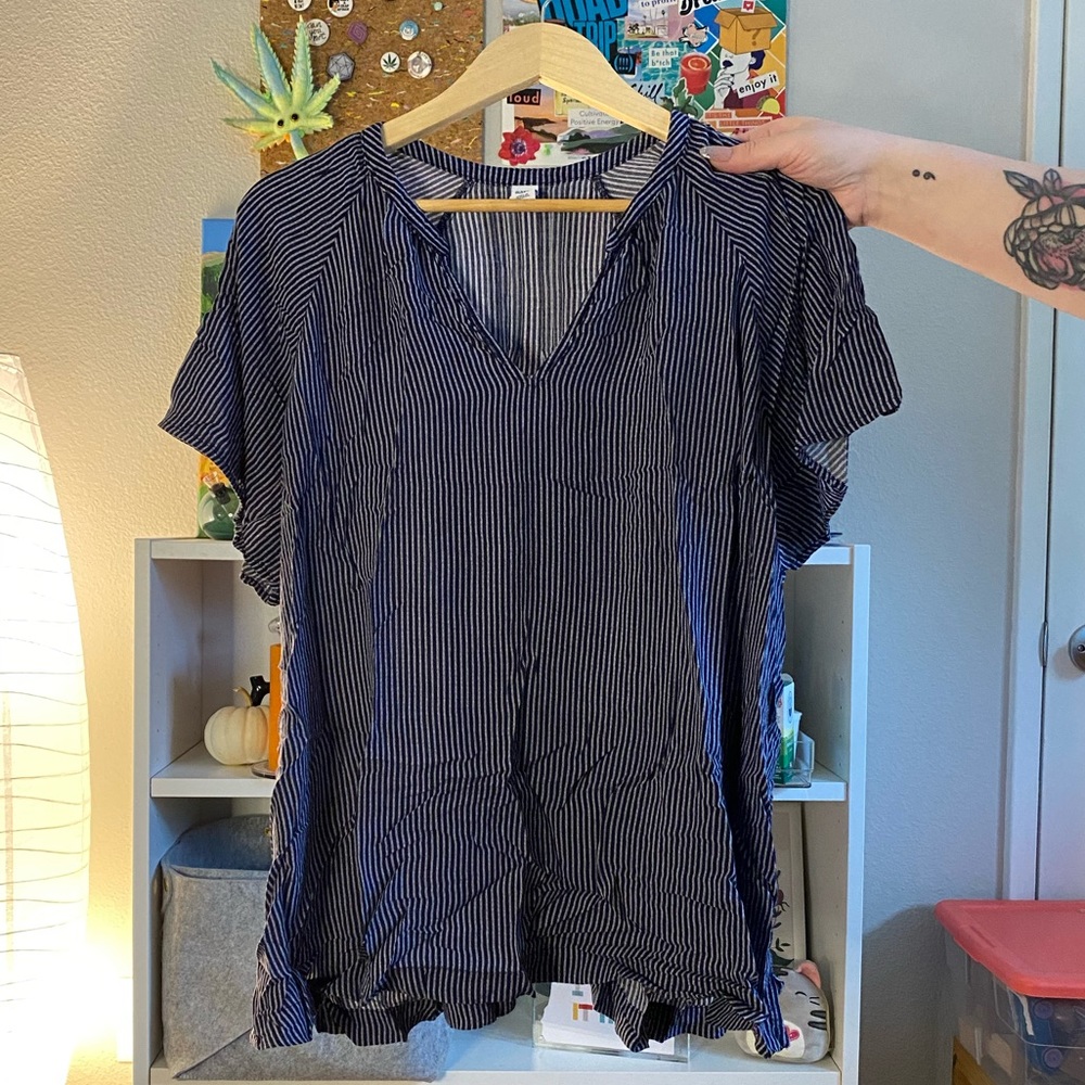 Cute & comfy flowy blouse, XXL